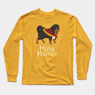 Monk Mastiff Long Sleeve T-Shirt